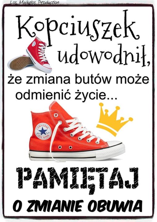 Zmiana obuwia na terenie szkoły