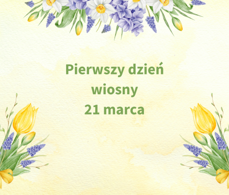Pierwszy dzień wiosny i Światowy Dzień Zespołu Downa