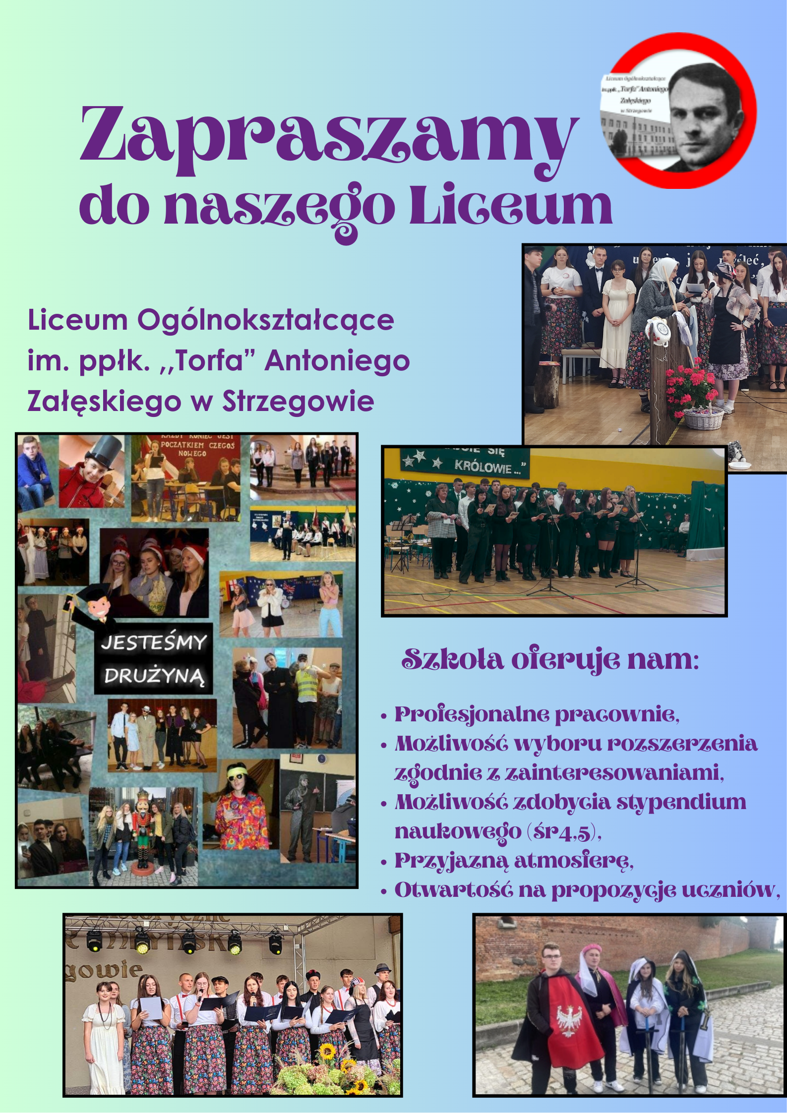 Zapraszamy do naszego liceum.