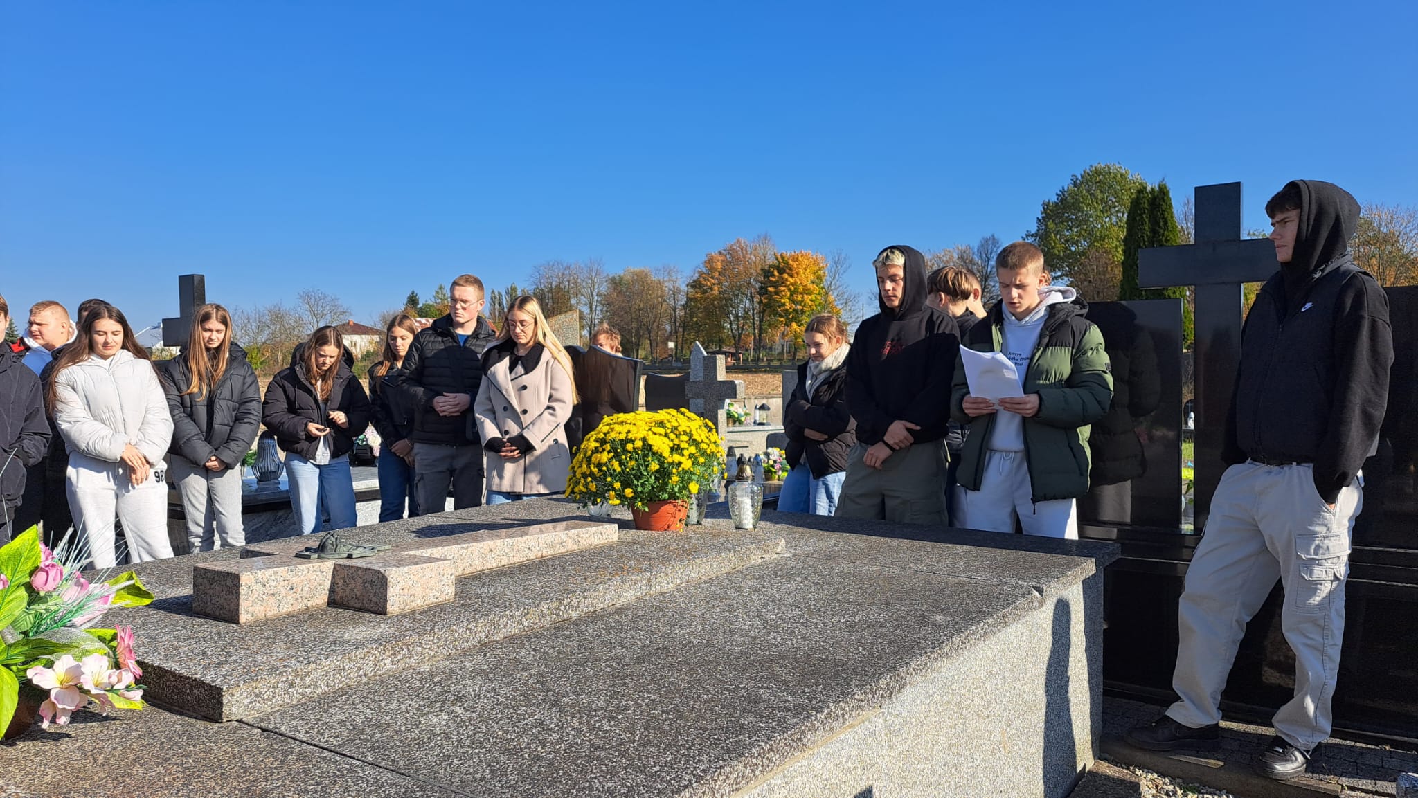 Dzień Patrona w liceum i wyjazd na wybory do Młodzieżowej Rady Powiatu. 