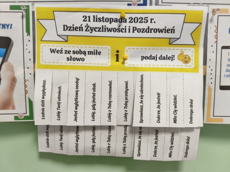 Dzień życzliwości i pozdrowień