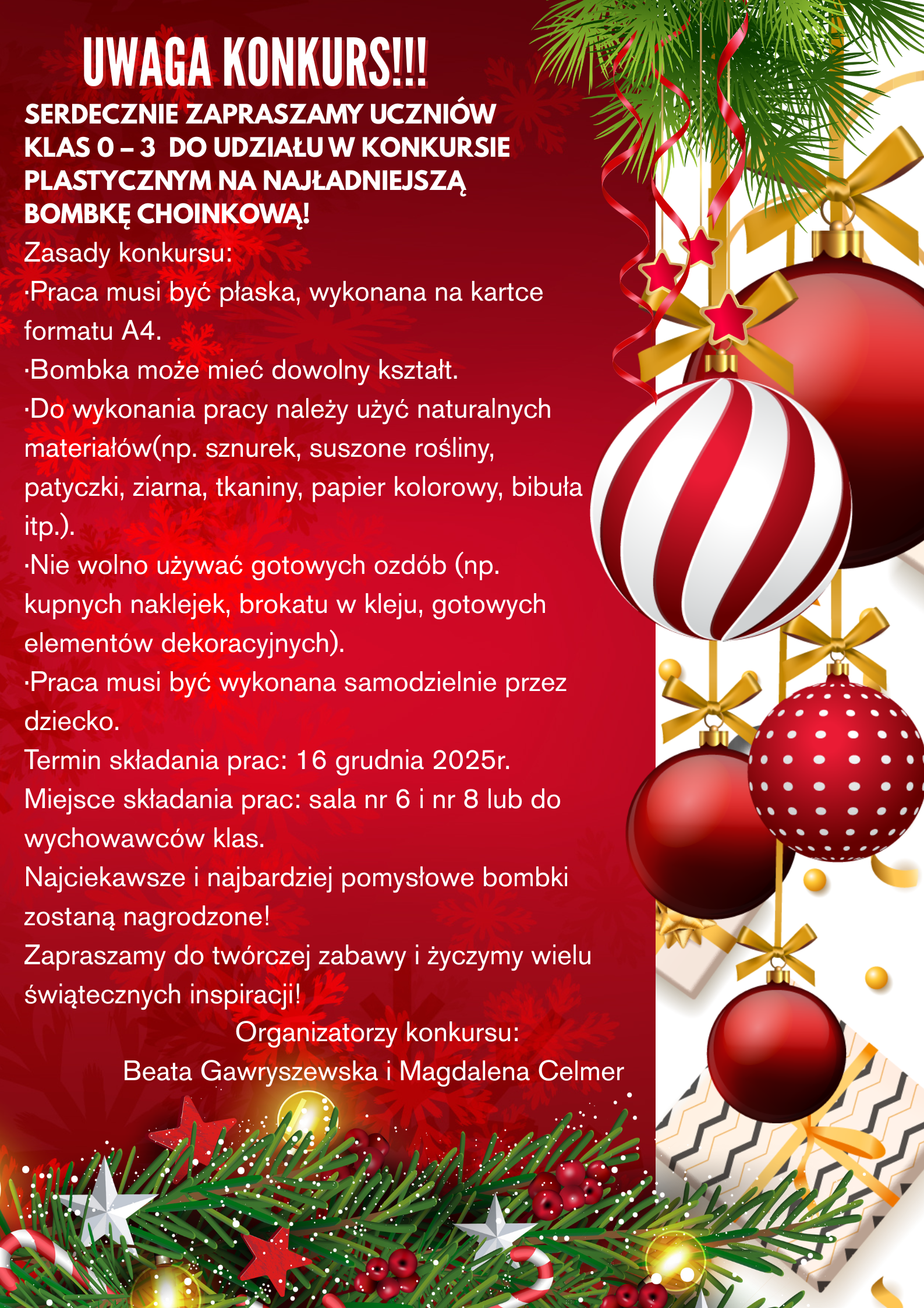 Konkurs dla klas 0-3