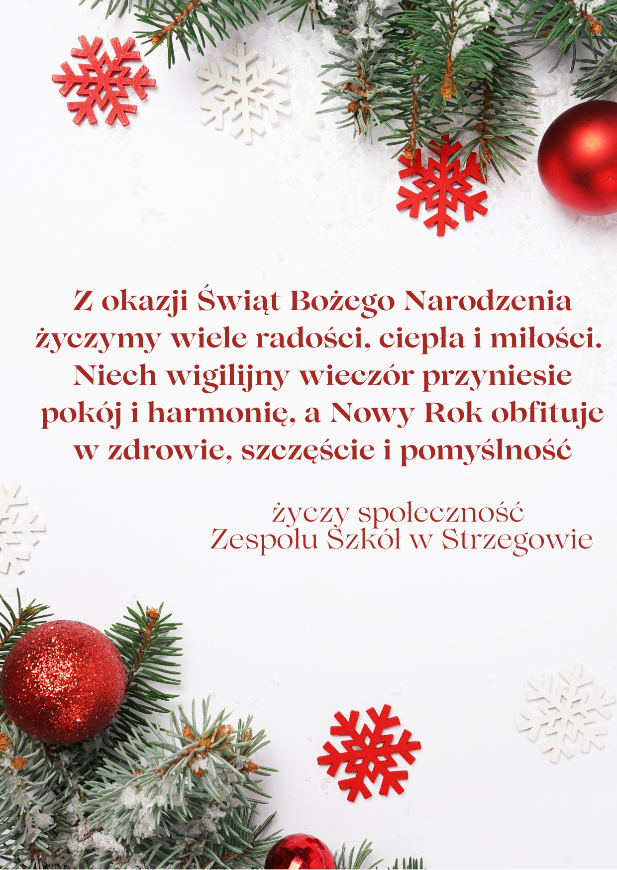 Życzenia świąteczne