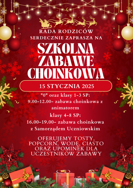 Szkolna zabawa choinkowa
