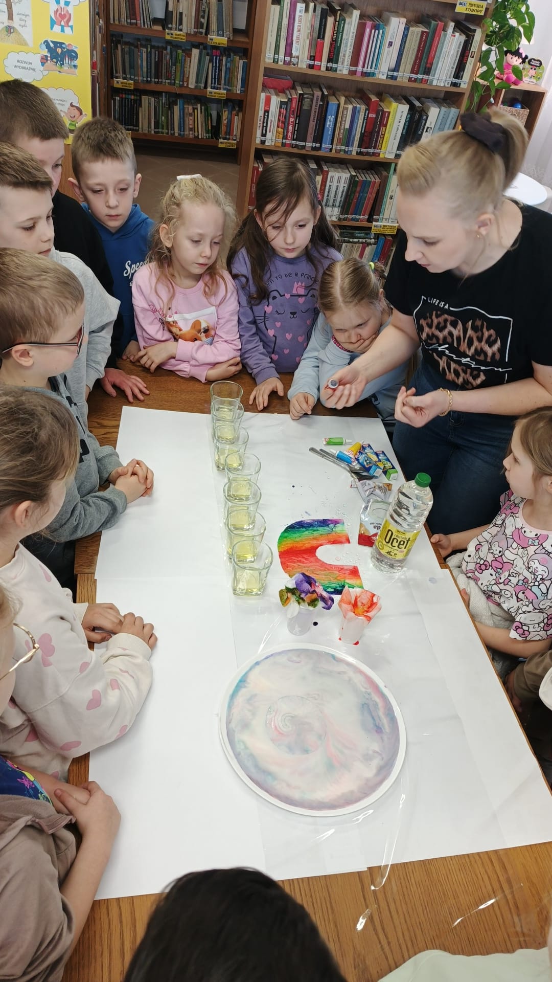 Wizyta w gminnej bibliotece.