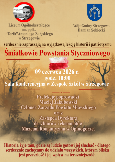 Śmiałkowie Powstania Styczniowego - zaproszenie