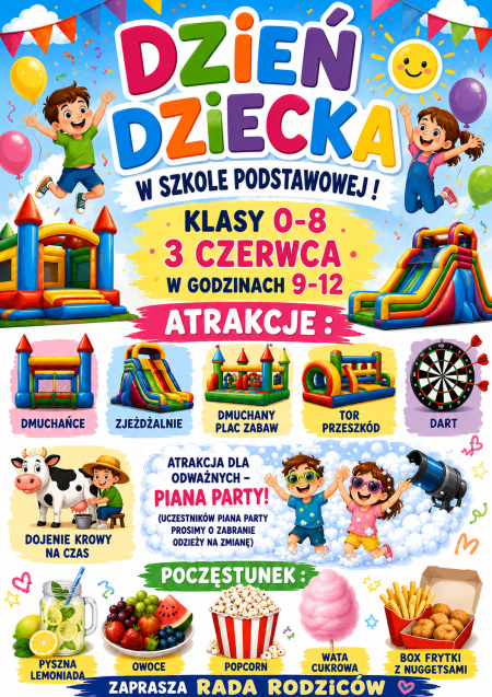 Dzień Dziecka w szkole podstawowej. 
