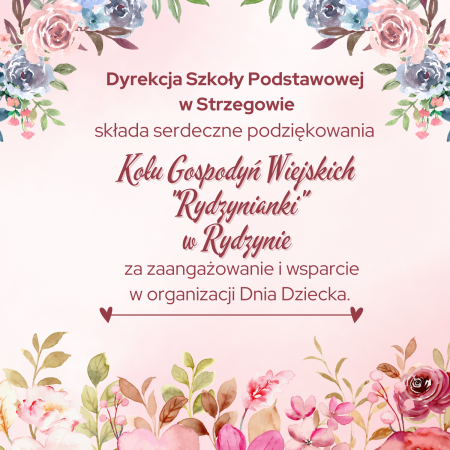 Podziękowania 
