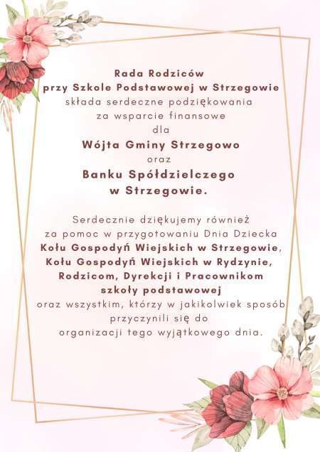 Podziękowanie