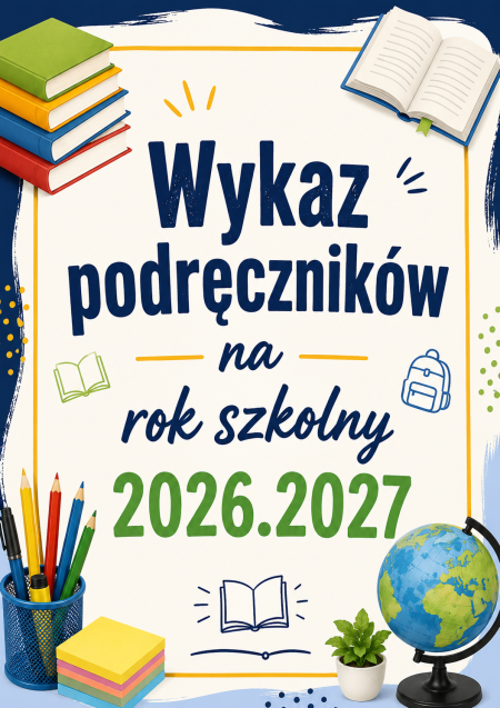 Wykaz podręczników na rok 2026/2027