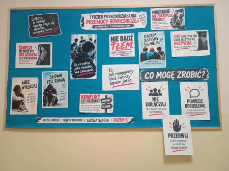 Podsumowanie Tygodnia Przeciwko Przemocy Rówieśniczej w naszej szkole